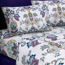 Queen Printed Pattern Extra Deep Pocket 200 GSM Flannel Sheet Set Abstract