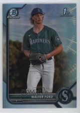 2022 Bowman Draft Chrome Sky Blue Refractor Walter Ford #BDC-187 2y0
