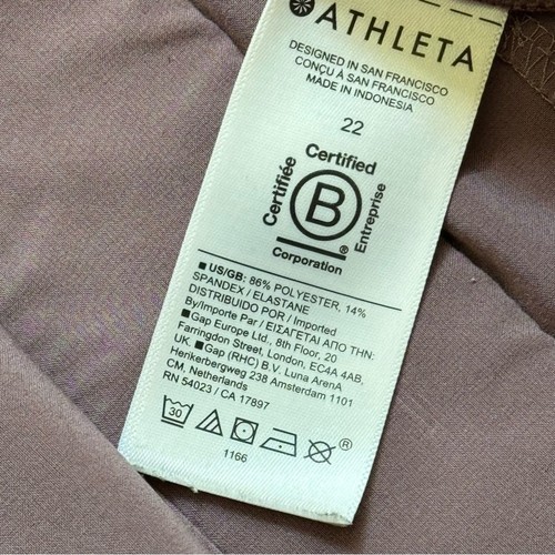 Athleta Brooklyn Mauve Pink Lightweight High Rise Ankle Jogger Pant Women’s 22 - Picture 9 of 10