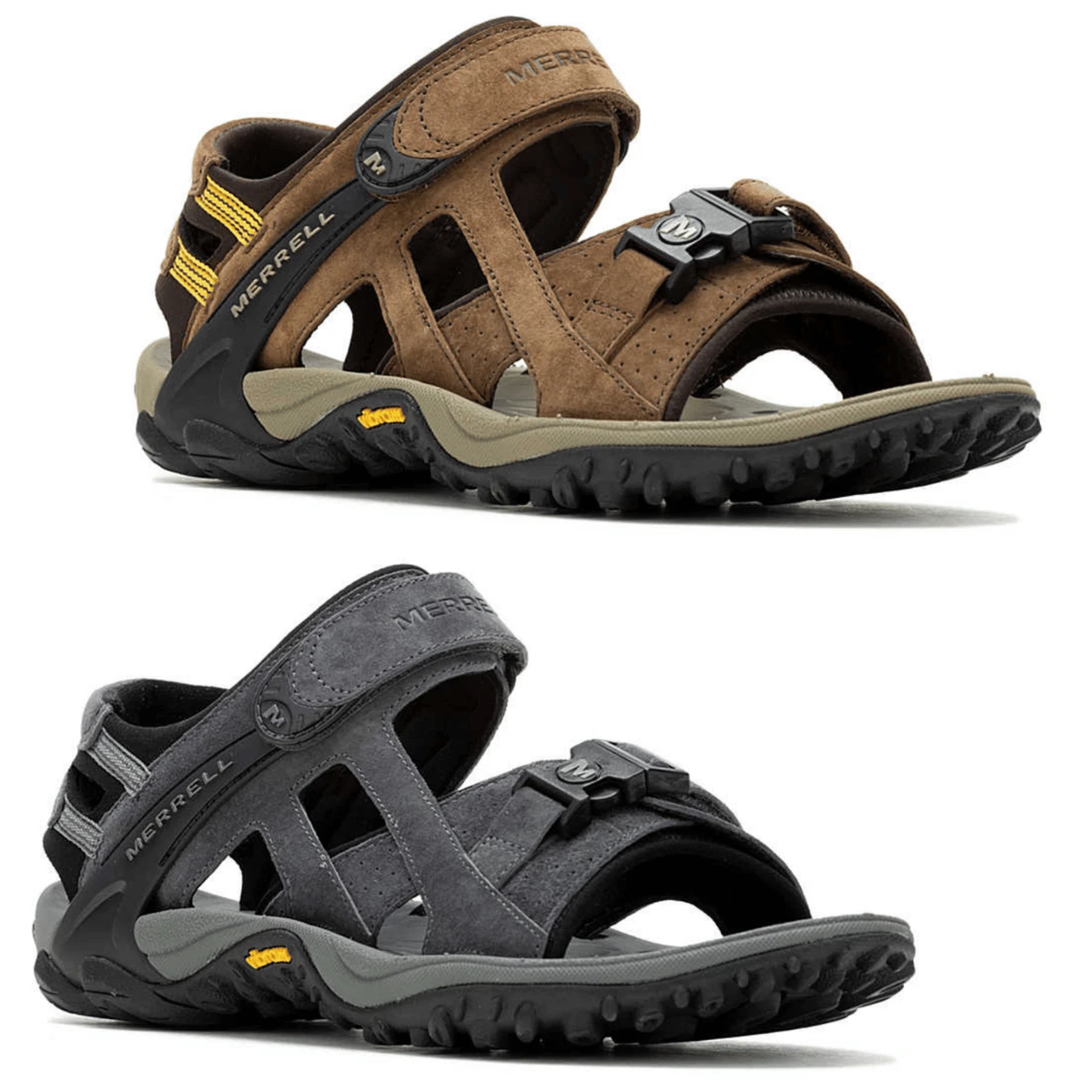 Merrell Kahuna 4 Hiking Sandals Mens 12 Tan‎ Suede Vibram Sole Sport Trail Merrell Kahuna III Mens Walking Sandals - Nude – Start Fitness main image 3