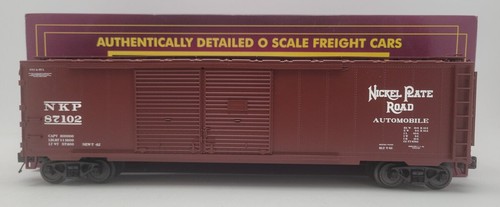 MTH 20-93674 O Placa de Níquel Carretera Doble Puerta 50' Caja Coche #87102 EX/Caja | Condition: Used