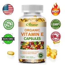 Vitamin E capsule Natural Antioxidant, Skin , Immune System Support Supplement
