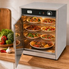 4-Layers Commercial Hot Box Food Warmer Oven Electric Food Heated Cabinet 600W