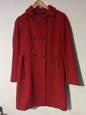 Cappotto donna doppiopetto misto lana Vilagallo taglia 38 UK 10/12 caldo inverno