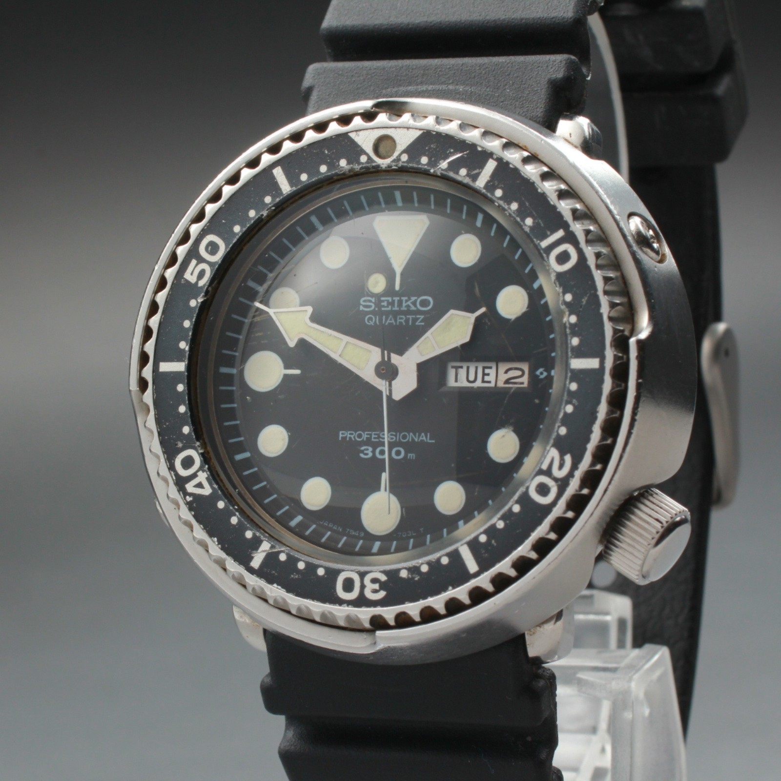 Exc+4* SEIKO Seiko Professional 300m Diver 7549-7010 Quartz Men’s Watch 47mm JP