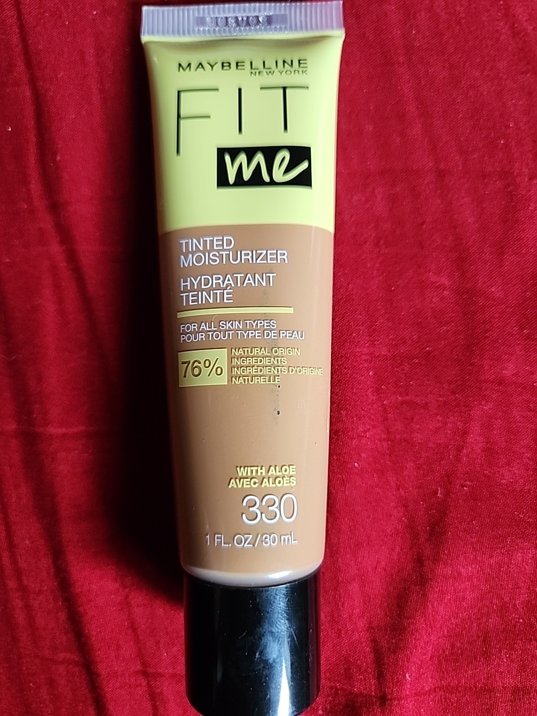 Maybelline Fit Me Tinted Moisturizer in Shade 330 - 1 Oz Lightweight Hydration
