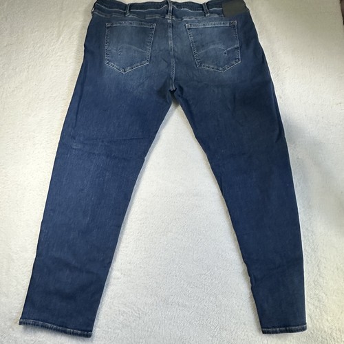 Pantalones de mezclilla Mavi para hombre 42 x 31 azul Zach pierna recta elásticos TENCEL SOFT - Imagen 10 de 12
