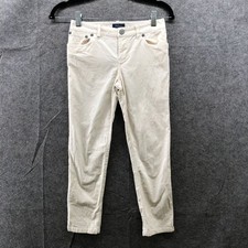 Polo Ralph Lauren Girls Size 10 Slim Corduroy Pants Ivory Skinny
