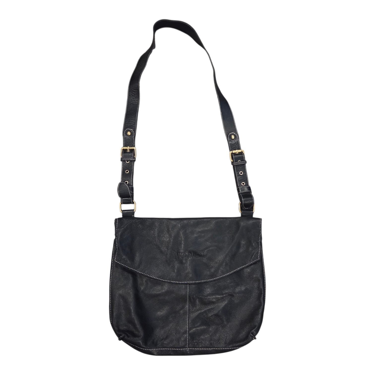 Avorio Vintage Italian Crossbody Bag, Black, Excellent Condition