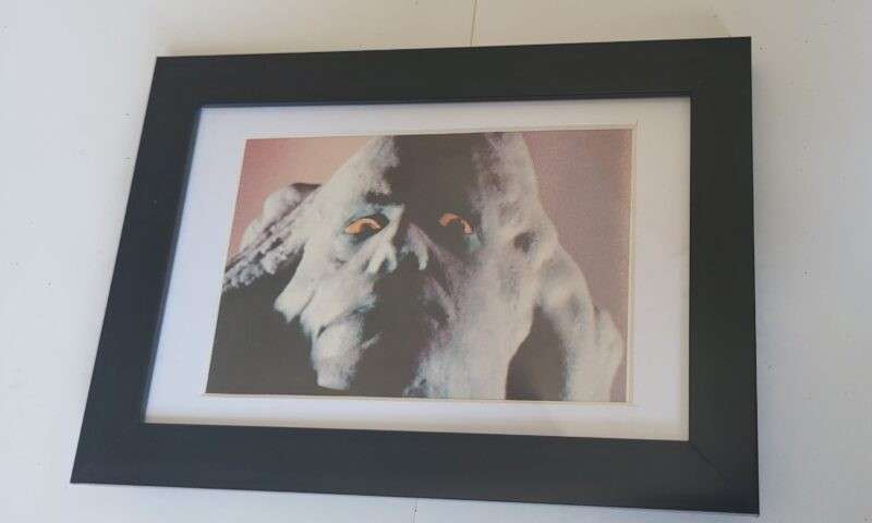 Basket Case Postcard FRAMED 1981 Frank Henenlotter Horror Movie Belial