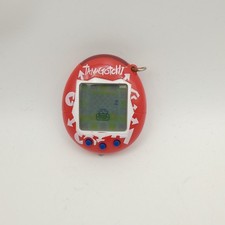 RARE Vintage Tamagotchi Connection V2 Red and White 2004 Game Toy Bandai