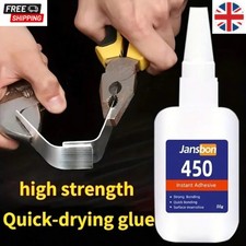 5Sec Super Glue Strong Bond for Shoes/Glass/Metal/Wood/Plastic,Ceramic Quick Dry