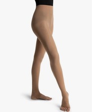 Capezio Womens Ultra Soft Stirrup Tight 1961 LTN Light Tan L/XL - SET OF TWO