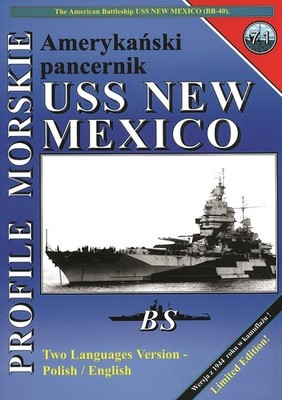 Profile Morskie no 71 American battleship USS NEW MEXICO (1944) (book)
