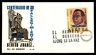 Mayfairstamps Mexico FDC 1972 Benito Juarez First Day Cover aaz_50019