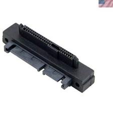 90 Degree Angled SAS to SATA Adapter - SFF-8482 22-Pin Connector Fast Transfer