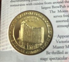 1996 Monte Carlo Grand Opening Commemorative $1 Token Casino Coin Sealed Package