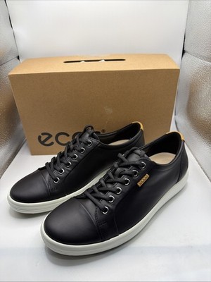ECCO Women's Soft 7 Lace Up She Black 430003-01001. Size 8-8.5. New