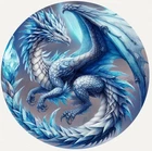 Hayleybug 1 oz Frostcoil Dragon Silver Round Mintage of 15 w/ COA