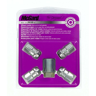 McGard 69429 – Dadi Conici Neri A Testa Tonda (1/2-20) – Confezione Da 144 Per Ruote In Alluminio/Acciaio
