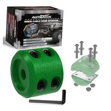 Winch Cable Hook Stopper 1 Pack , Winch Cable Hook Stopper - 1Pack Dark Green