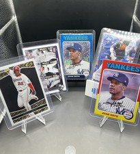 Topps Juan Soto Yankees Nationals MLB Autographed Card Lot - 5 Cards