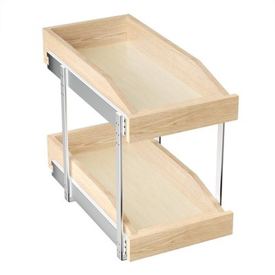 2 Tier Pull Out Cabinet Organizer, 10½''W x 21'' D x 21''D, HARD-CLOSE