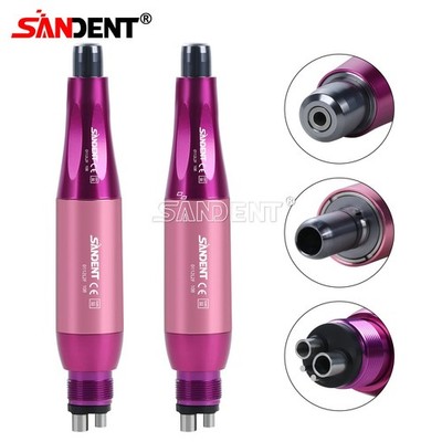 2x Dental 360° Swivel Hygiene Prophy Handpiece Air Motor 4H 4:1 Nose cone pink