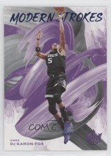 2021-22 Panini Court Kings Modern Strokes Amethyst 86/99 De'Aaron Fox #21 0fp5