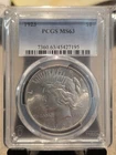 1923  Peace Silver Dollar PCGS MS-63