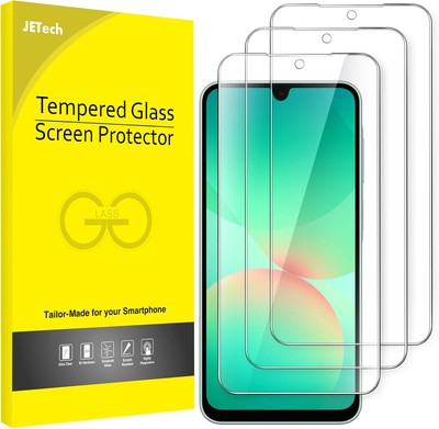 JETech Screen Protector for Samsung Galaxy A26 5G, 9H Tempered Glass Clear 