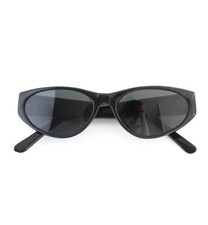 Authentic Vintage 90s Black Cat Eye Women s Sunglasses Black Frame