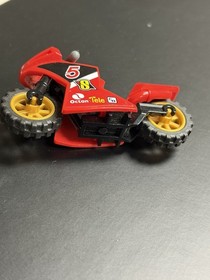 Lego City Red Motorcycle Racing Bike 60084 Bike # 5 2014