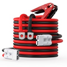 Heavy Duty Jumper Cables For Diesel Trucks -1 Gauge 25 Feet Extra Long Booster K