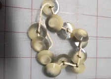 12 Vintage Shank Buttons 3/4" Button