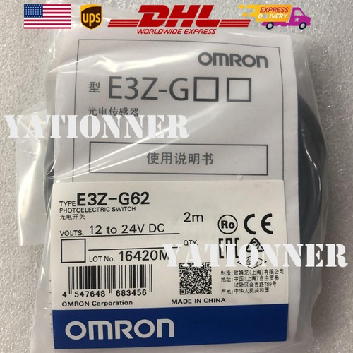 1PZ Nuovo Omron E3Z-G62 Interruttore Fotoelettrico Sensore E3ZG62 In Scatola Spedizione Gratuita