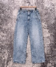 Anthropologie Jeans 27 Womens Pilcro High Rise Relaxed Straight Fit Denim
