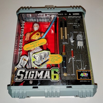GI Joe Cobra STORM SHADOW Ninja sword figure Sigma 6 classified G.I. JOE ARAH