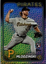 2024 Topps Series One Carmen Mlodzinski #31 Holiday/Feathers Foil