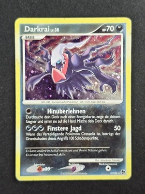 Darkrai Great Encounters - Holo Rare German Minderwertig/Poor Pokemon Card