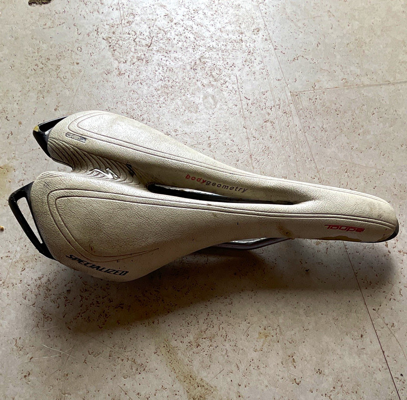 Specialized Body Geometry Toupe Road Bike Cutaway Saddle Seat, White
