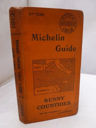 1912 - Michelin Guide - Sunny Countries HB - Maps