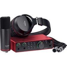 Focusrite Scarlett 2i2 Studio 4rd Gen 2-In/2-Out USB Audio Interface w/Condenser