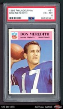 1966 Philadelphia #61 Don Meredith Cowboys SMU PSA 6 - EX/MT