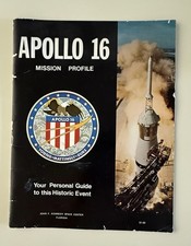 Apollo 16 17 Mission Profile Guides Historic Flight of Apollo 16 Photo Set