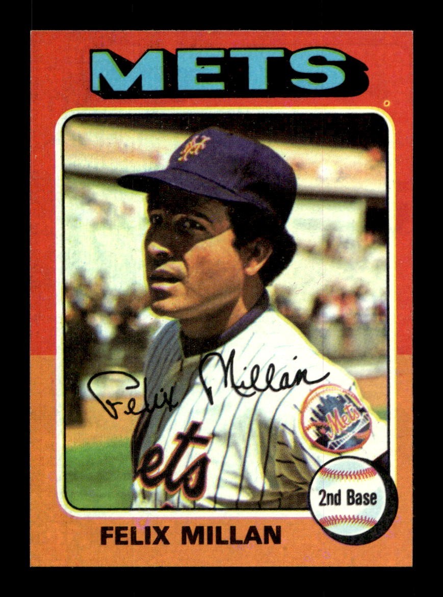 1975 Topps #445 Felix Millan Mets NEAR MINT *m7