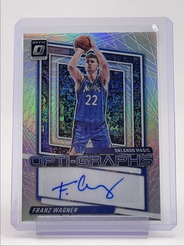 FRANZ WAGNER 2023-24 DONRUSS OPTIC OPTI-GRAPHS HOLO PRIZM AUTO Q6018