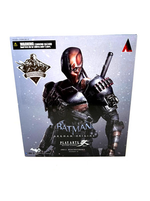 Play Arts Kai DC Exclusive Arkham Origins No. 2 Deathstroke NEW SEALED Figure