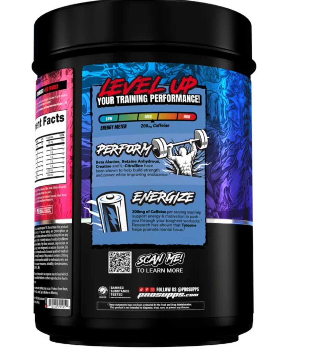 Pro Supps Mr Hyde Signature Pre Workout 36 Servings Energy Focus