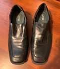 Men's APT.9 Black Leather Dress Shoes Size 8 1/2 No Reserve — photo 1